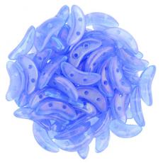 crescent gyöngy: lüszteres-írisz opál zafír 20 db