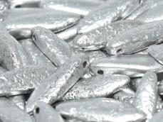 anyósnyelv/dárda etched aluminium silver 10 db