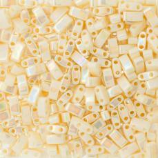 miyuki half tila ivory pearl ceylon AB kb. 2,5 g
