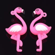 szilikon flamingó medál