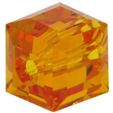 5601 kocka gyöngy 6 mm: tangerine
