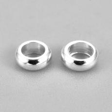 rozsdamentes acél 5 mm ezüst színű vékony gyűrű 1 db