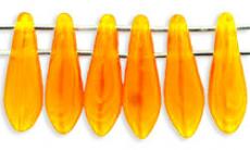dupla lyukú anyósnyelv opál világos narancs 10 db