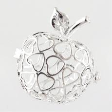Angyalhívó medál ezüst színű alma