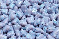kicsi liliom alakú gyöngy telt mályva-kék 10 db