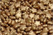 csillag gyöngy: matt metál arany 20 db