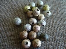 8 mm akril csillagporos gyöngy 20 db mix