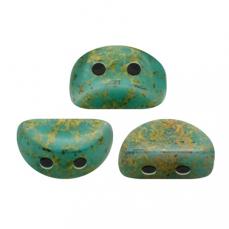 Kos par Puca: opaque green turquoise bronze 10 db