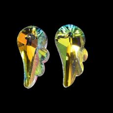 szárny medál crystal AB 10 mm