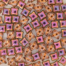 wibeduo kétlyukú gyöngy crystal sunset 10 db