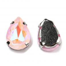 foglalatos üveg kaboson csepp 14 x 10 mm: fluorescent light rose