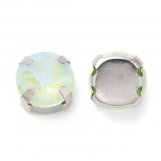 foglalatos üveg kaboson kerek 9 mm: fluorescent peridot