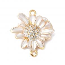 cirkonia köves margaréta távtartó arany színű