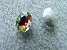 üveg kaboson: ovális vitrail medium 14 x 10 mm