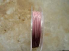 sodrony tekercs púderrózsaszín 10 m 0,38 mm