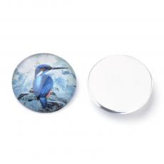 üveg lencse madár mintás 12 mm: 12