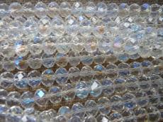 10 x 7 mm kristály AB donut 10 db