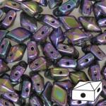 Diamonduo gyöngy: metál lila irizáló 5 db