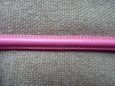 félkör alakú bőr karkötő alap rózsaszín 1 cm