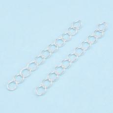 lánchosszabbító: ezüst 5 db