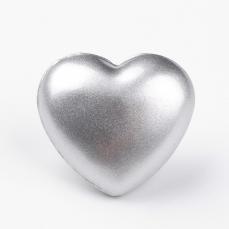 Angyalhívó csengő szív matt ezüst