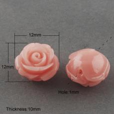 műgyanta rózsa barack 12 mm