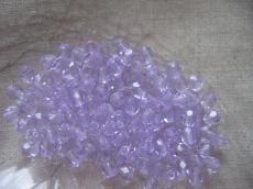 csiszolt gyöngy 4 mm violet 50 db