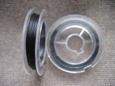 sodrony tekercs fekete 10 m 0,38 mm