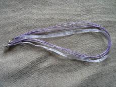 organza szalagos nyaklánc alap lila