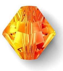 sw bicone 4 mm: fireopal Xilion