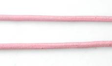rózsaszín gömbölyített bőrszál 2 mm