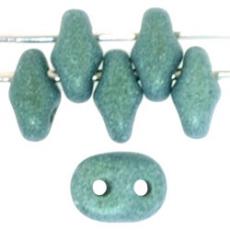 superduo gyöngy: metallic suede lt. green 10 g
