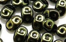 superduo gyöngy: metál olivin 10 g