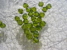 bicone 3 mm: olivine Xilion