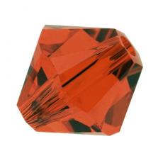 sw bicone 4 mm: crystal-red magma Xilion