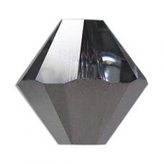 sw bicone 4 mm: crystal-silver night Xilion