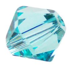 sw bicone 6 mm: light turquoise