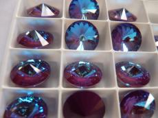 sw rivoli crystal burgundy DeLite 14 mm