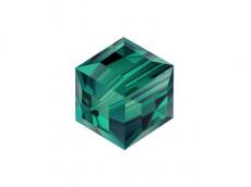 5601 kocka gyöngy 6 mm: emerald