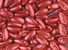 Preciosa chilli gyöngy: matt metál lava red 10 db