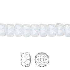 5045 rondelle gyöngy crystal 6 mm