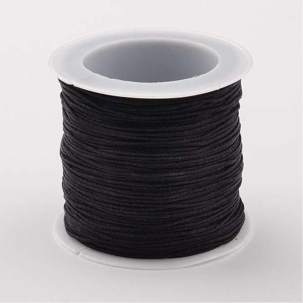 0,8 mm selyemzsinór 45 m fekete
