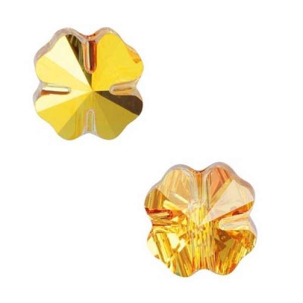 5752 négylevelű lóhere gyöngy 8 mm crystal metallic sunshine