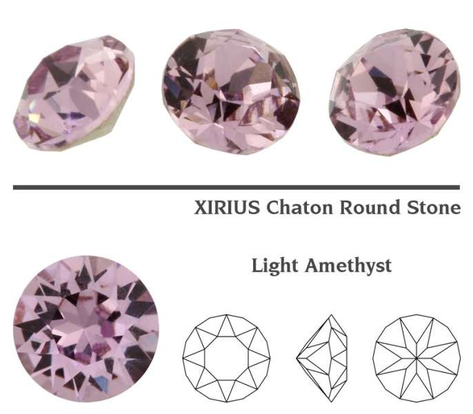 sw xirius chaton light amethyst 8,2 mm