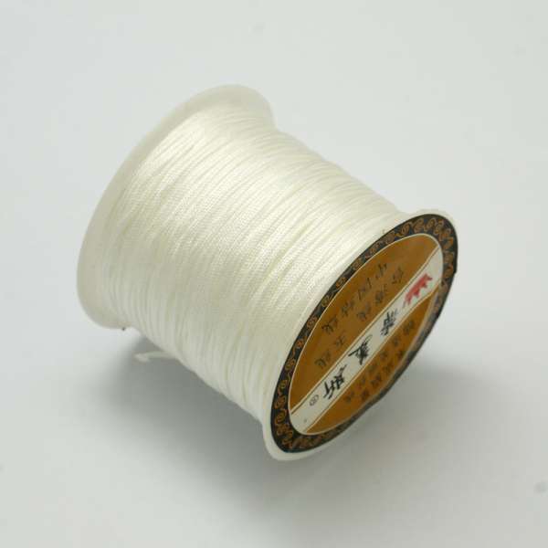 0,8 mm selyemzsinór 45 m fehér