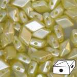 Diamonduo gyöngy: pastel krém 10 db