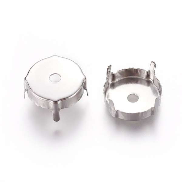 fűzhető foglalat 16 mm platinum