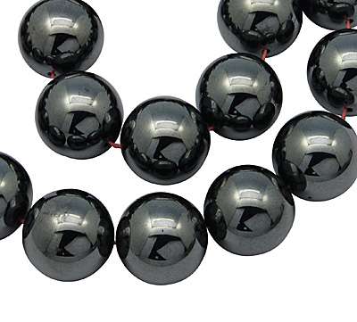 szintetikus hematit gyöngy 8 mm 10 db