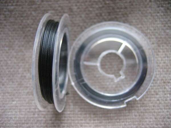 sodrony tekercs fekete 10 m 0,38 mm