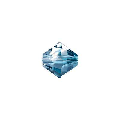 sw bicone 4 mm: crystal-montana blend Xilion